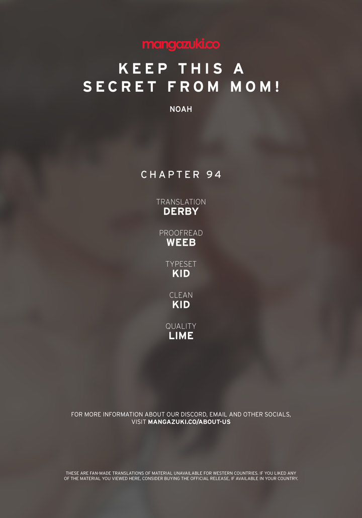 Keep it a secret from your mother! - Chapter 94 [photo 1] - MangaPorn