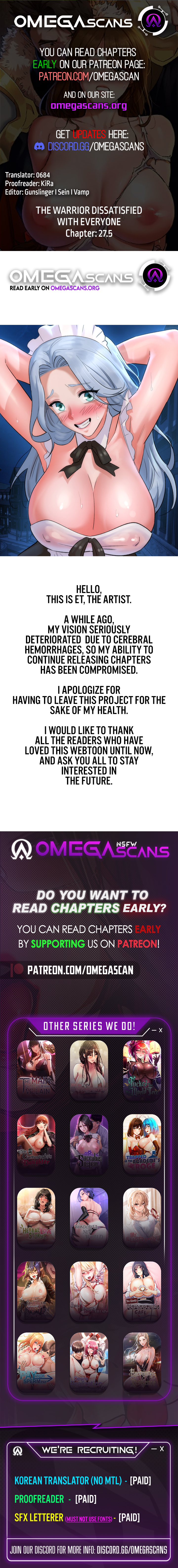 The Warrior Dissatisfied with Everyone - Chapter 27.5 [photo 1] - MangaPorn