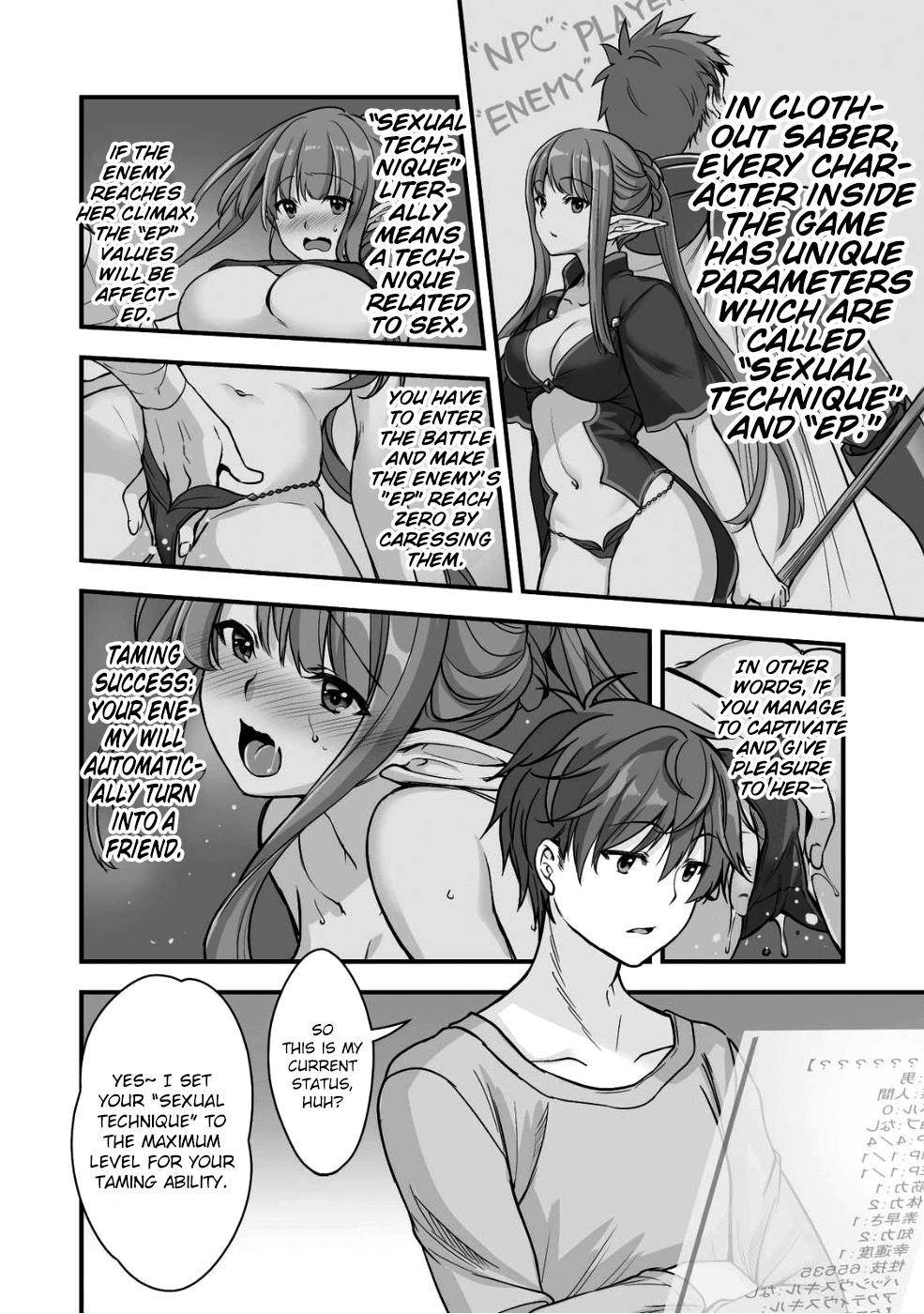 When I Was Playing Eroge With VR, I Was Reincarnated In A Different World, I Will Enslave All The Beautiful Demon Girls ~Crossout Saber~ - Chapter 1 [photo 10] - MangaPorn
