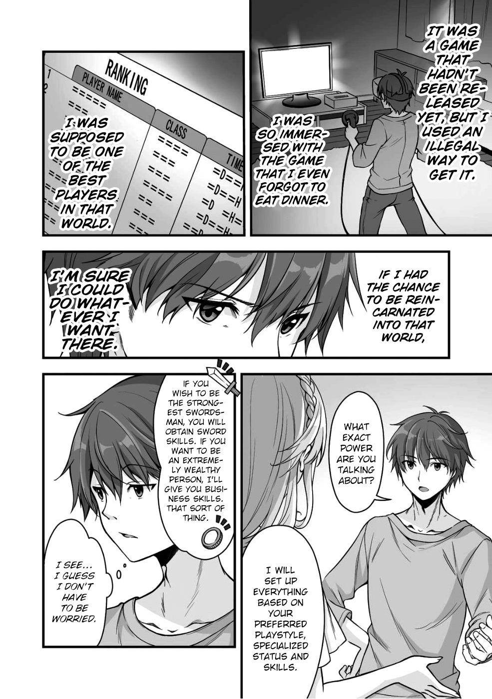 When I Was Playing Eroge With VR, I Was Reincarnated In A Different World, I Will Enslave All The Beautiful Demon Girls ~Crossout Saber~ - Chapter 1 [photo 8] - MangaPorn