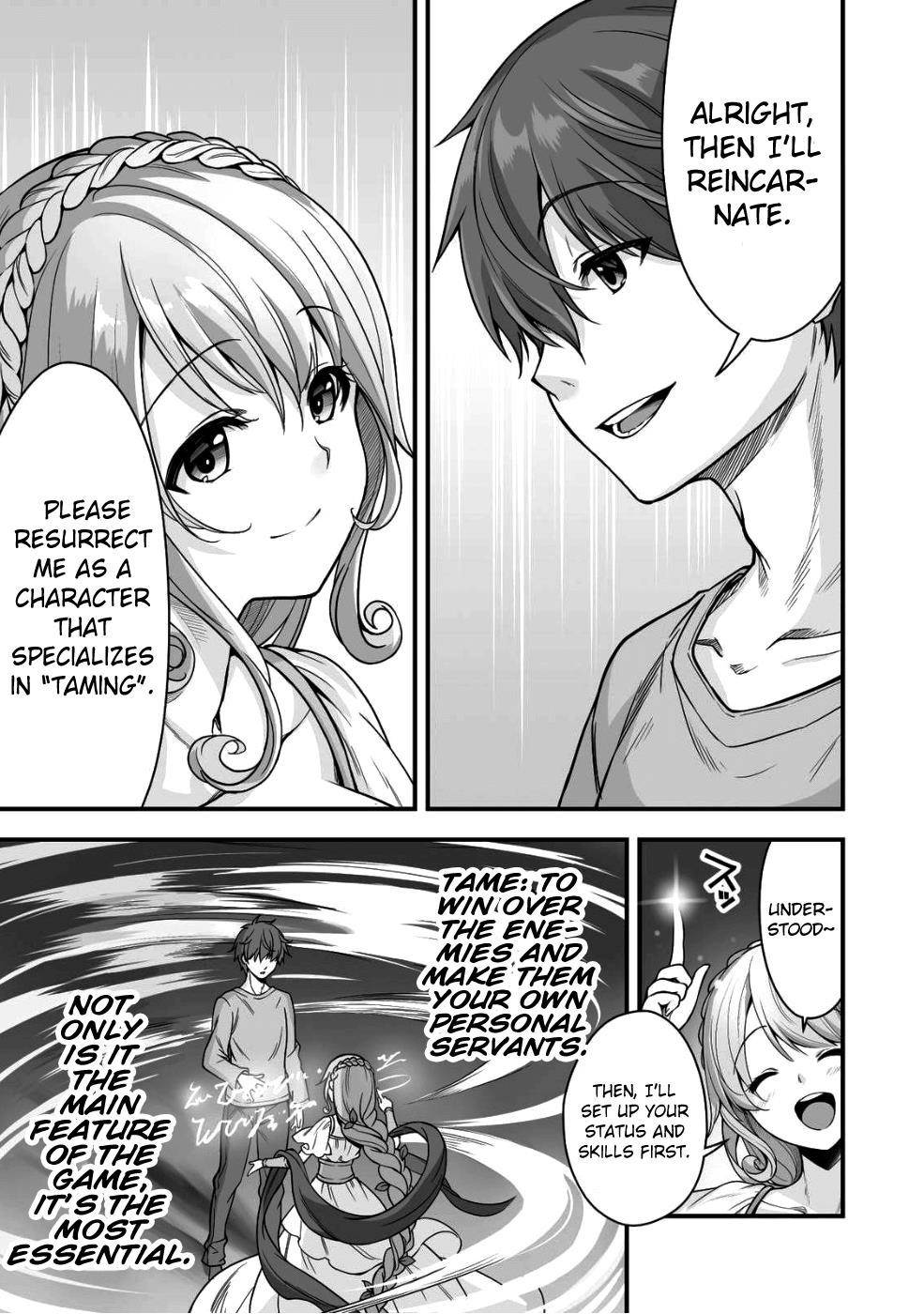 When I Was Playing Eroge With VR, I Was Reincarnated In A Different World, I Will Enslave All The Beautiful Demon Girls ~Crossout Saber~ - Chapter 1 [photo 9] - MangaPorn