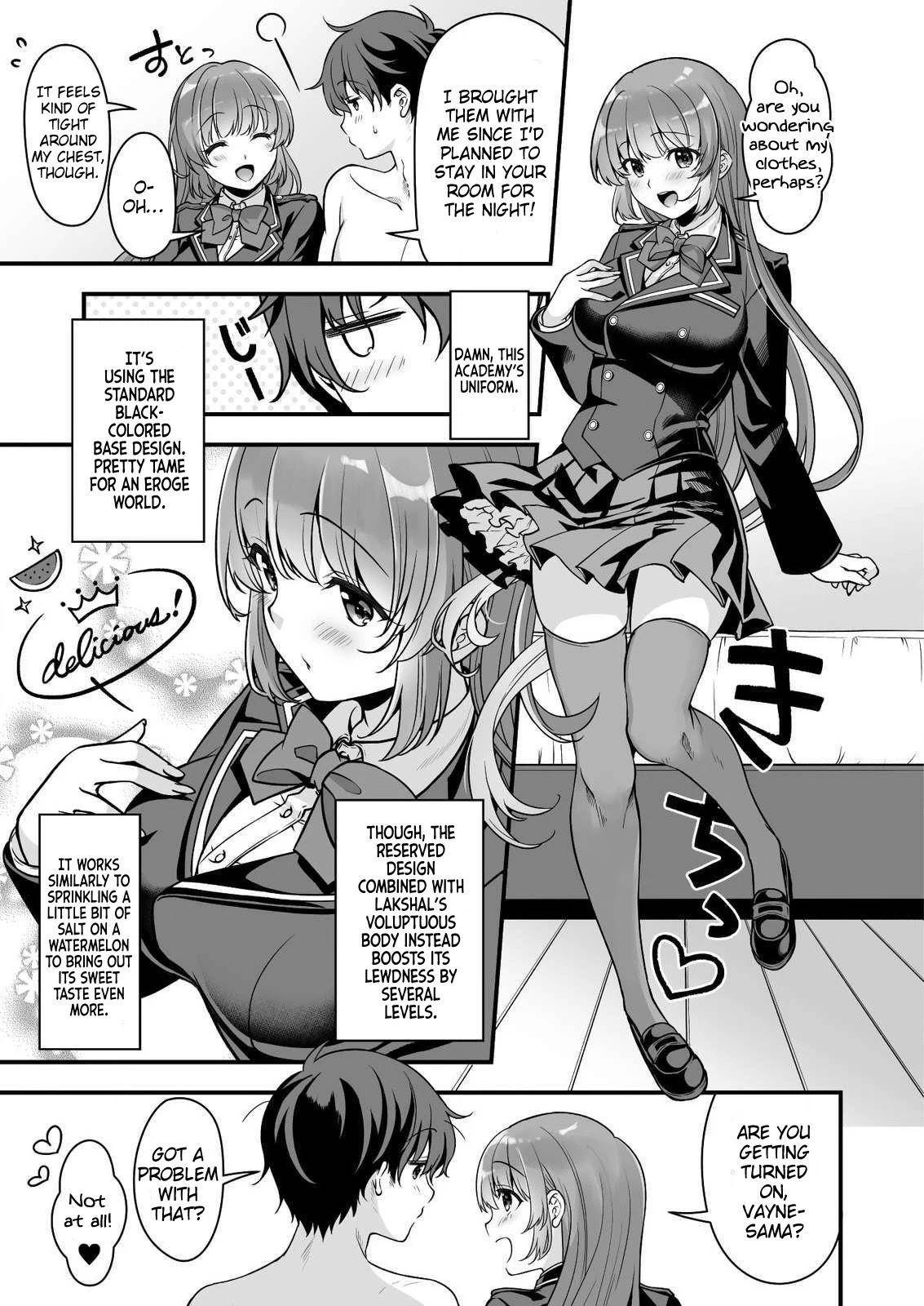 When I Was Playing Eroge With VR, I Was Reincarnated In A Different World, I Will Enslave All The Beautiful Demon Girls ~Crossout Saber~ - Chapter 8 [photo 23] - MangaPorn