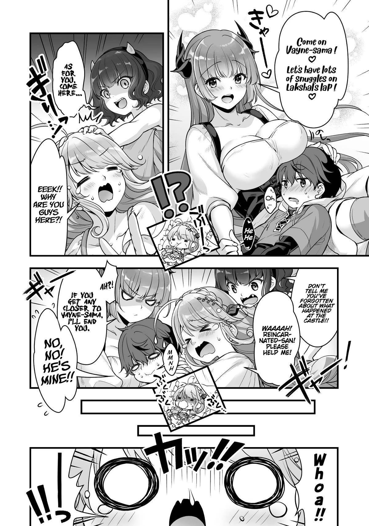 When I Was Playing Eroge With VR, I Was Reincarnated In A Different World, I Will Enslave All The Beautiful Demon Girls ~Crossout Saber~ - Chapter 8.5 [photo 6] - MangaPorn