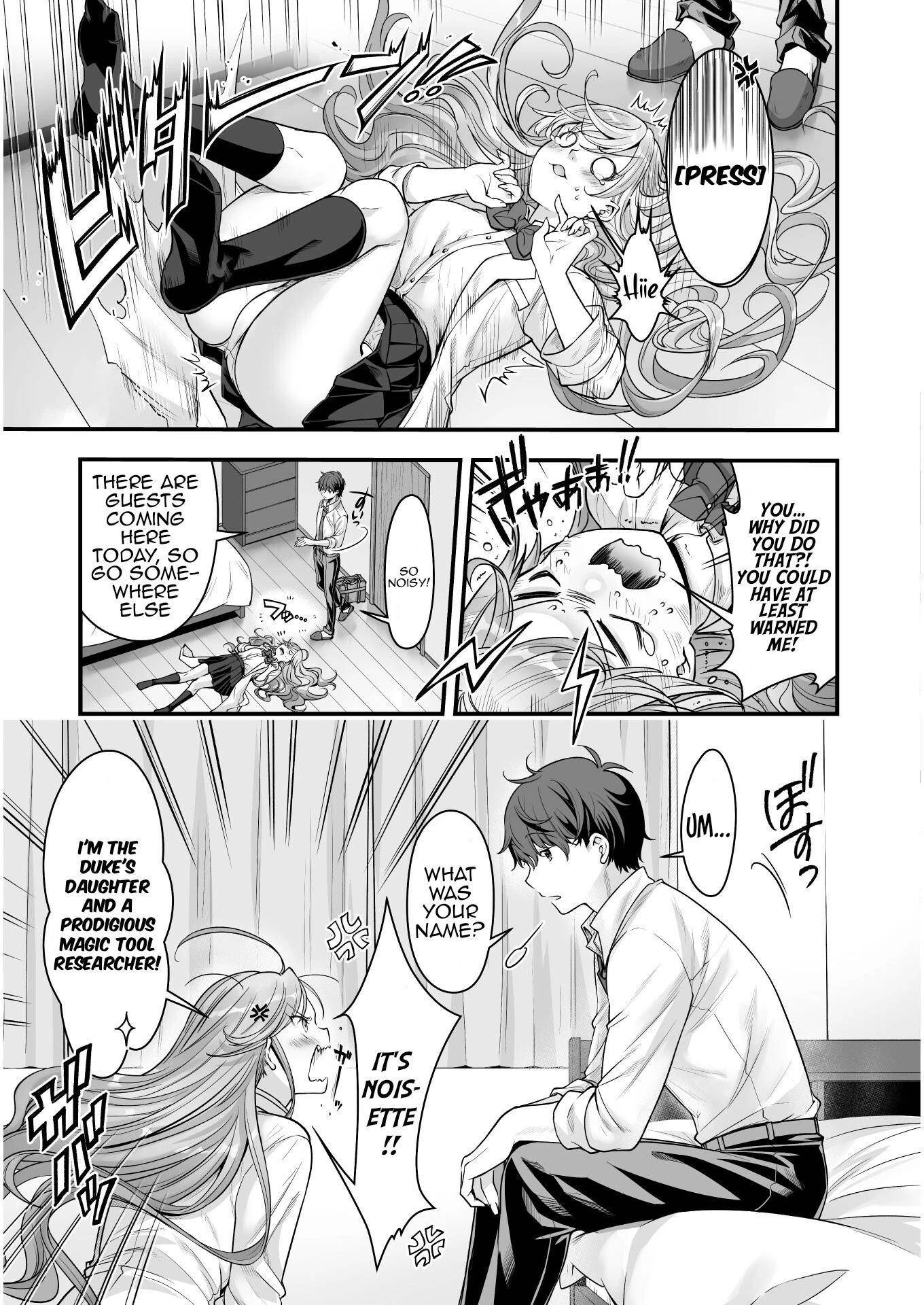 When I Was Playing Eroge With VR, I Was Reincarnated In A Different World, I Will Enslave All The Beautiful Demon Girls ~Crossout Saber~ - Chapter 13 [photo 2] - MangaPorn