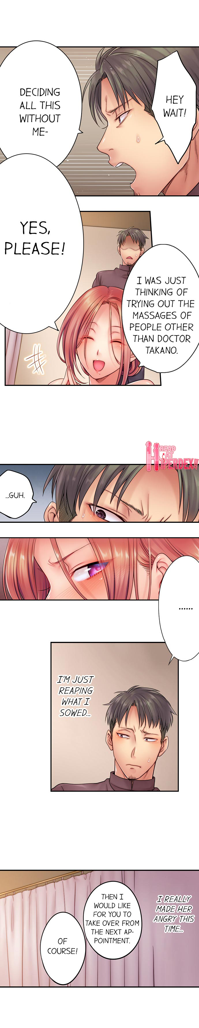 I Can’t Resist His Massage! Cheating in Front of My Husband’s Eyes - Chapter 22 [photo 4] - MangaPorn