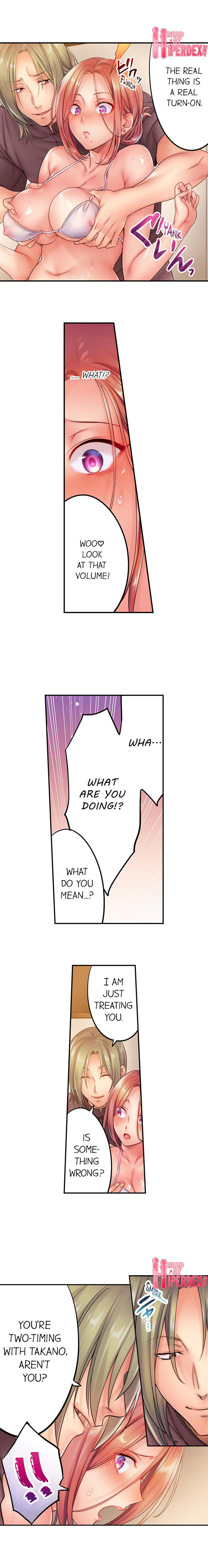 I Can’t Resist His Massage! Cheating in Front of My Husband’s Eyes - Chapter 23 [photo 6] - MangaPorn