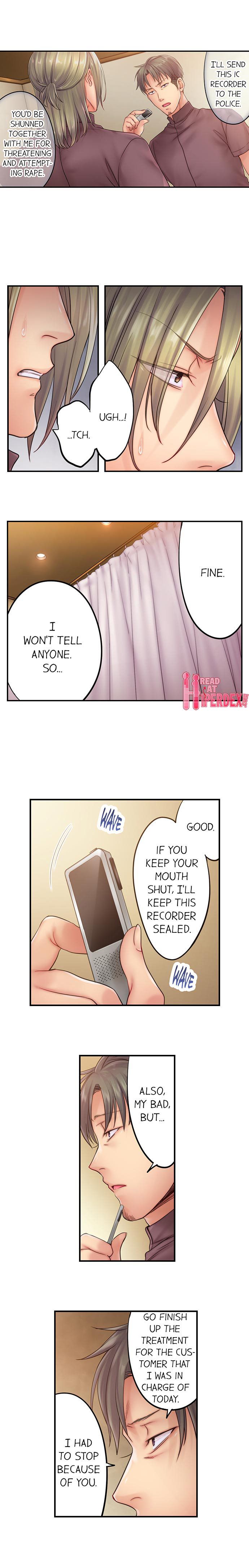 I Can’t Resist His Massage! Cheating in Front of My Husband’s Eyes - Chapter 25 [photo 6] - MangaPorn