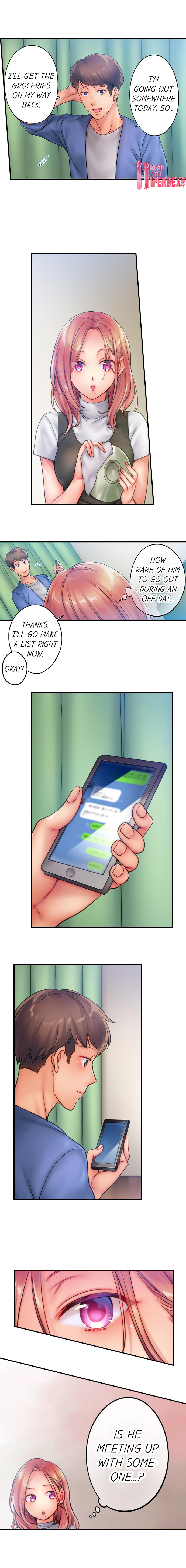 I Can’t Resist His Massage! Cheating in Front of My Husband’s Eyes - Chapter 31 [photo 7] - MangaPorn