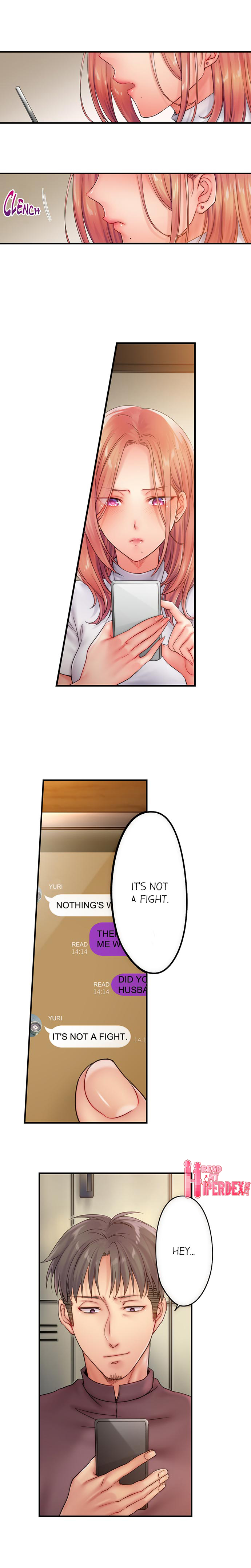 I Can’t Resist His Massage! Cheating in Front of My Husband’s Eyes - Chapter 32 [photo 6] - MangaPorn