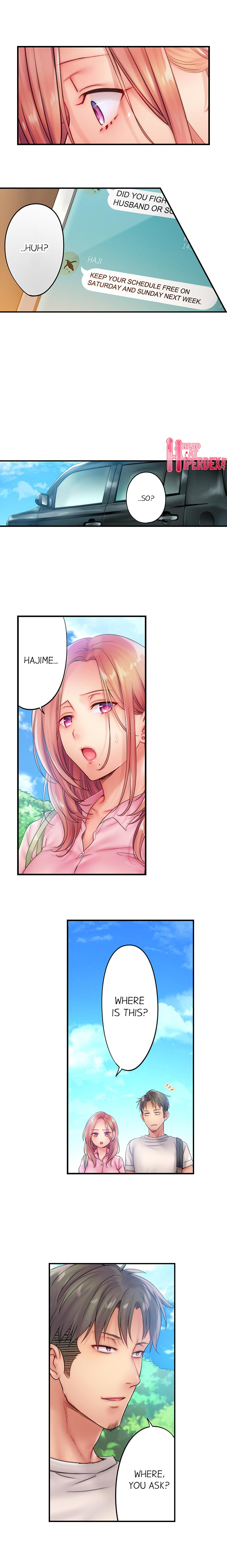 I Can’t Resist His Massage! Cheating in Front of My Husband’s Eyes - Chapter 32 [photo 7] - MangaPorn