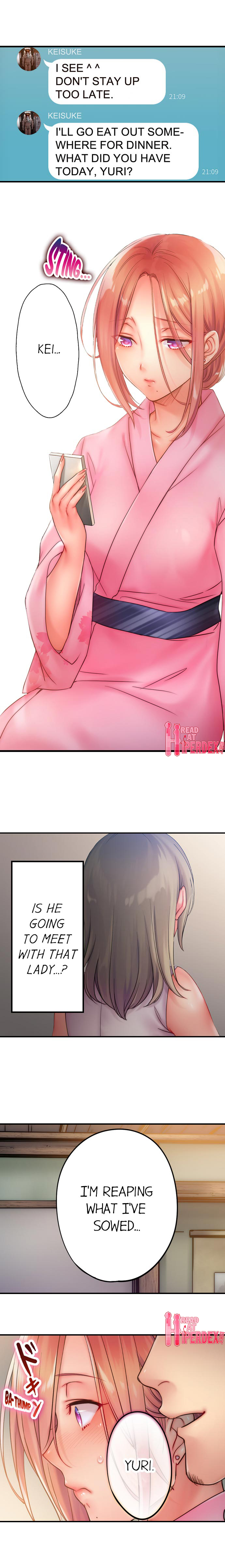 I Can’t Resist His Massage! Cheating in Front of My Husband’s Eyes - Chapter 33 [photo 4] - MangaPorn