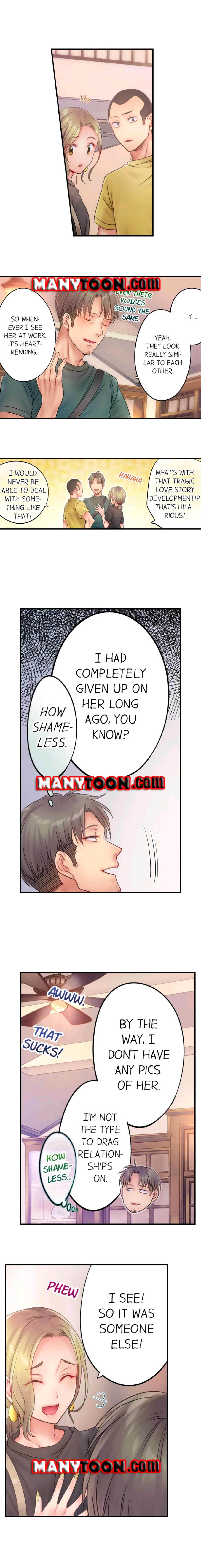 I Can’t Resist His Massage! Cheating in Front of My Husband’s Eyes - Chapter 45 [photo 3] - MangaPorn
