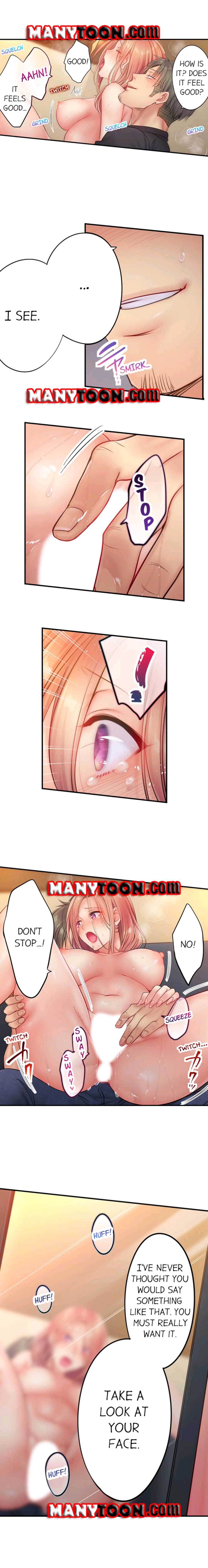 I Can’t Resist His Massage! Cheating in Front of My Husband’s Eyes - Chapter 53 [photo 5] - MangaPorn