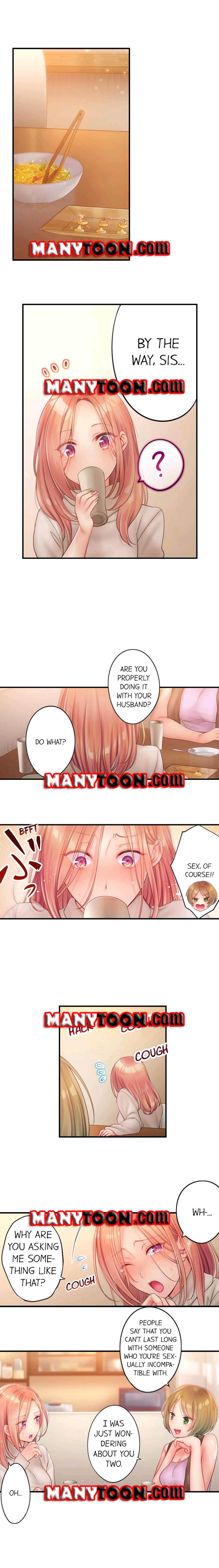 I Can’t Resist His Massage! Cheating in Front of My Husband’s Eyes - Chapter 58 [photo 3] - MangaPorn