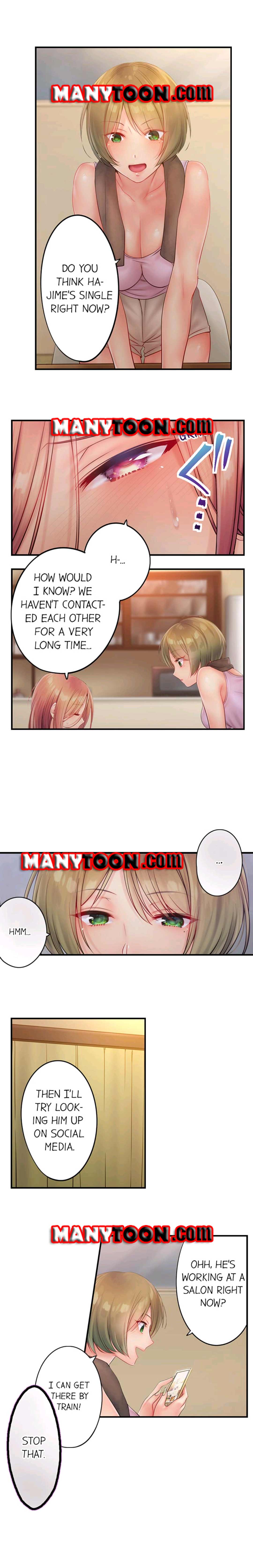 I Can’t Resist His Massage! Cheating in Front of My Husband’s Eyes - Chapter 58 [photo 6] - MangaPorn