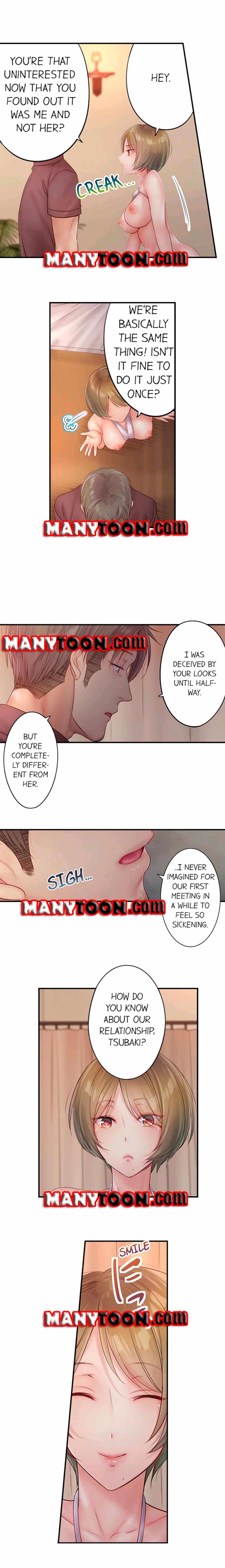 I Can’t Resist His Massage! Cheating in Front of My Husband’s Eyes - Chapter 60 [photo 6] - MangaPorn