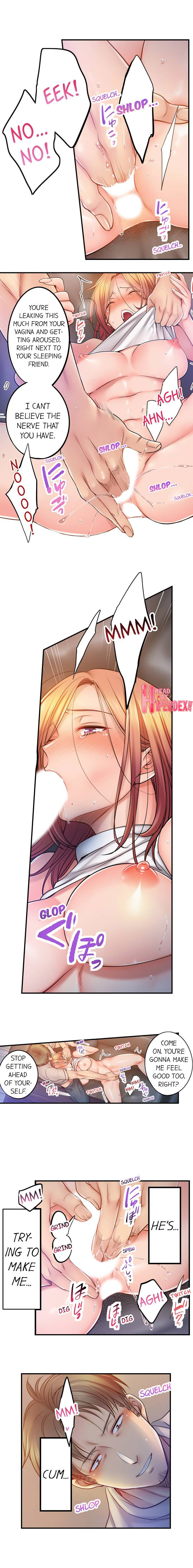 I Can’t Resist His Massage! Cheating in Front of My Husband’s Eyes - Chapter 91 [photo 8] - MangaPorn