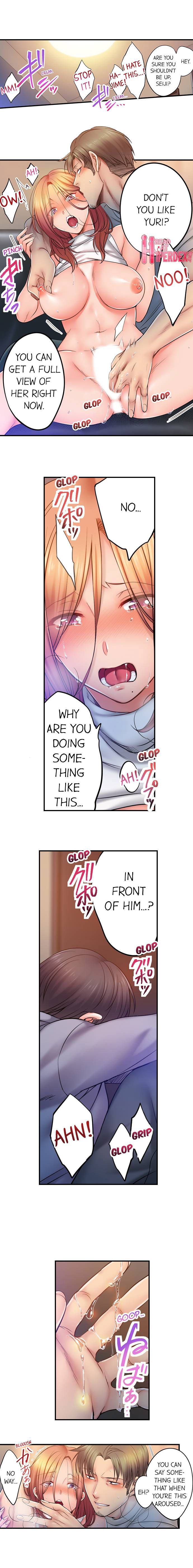 I Can’t Resist His Massage! Cheating in Front of My Husband’s Eyes - Chapter 92 [photo 7] - MangaPorn