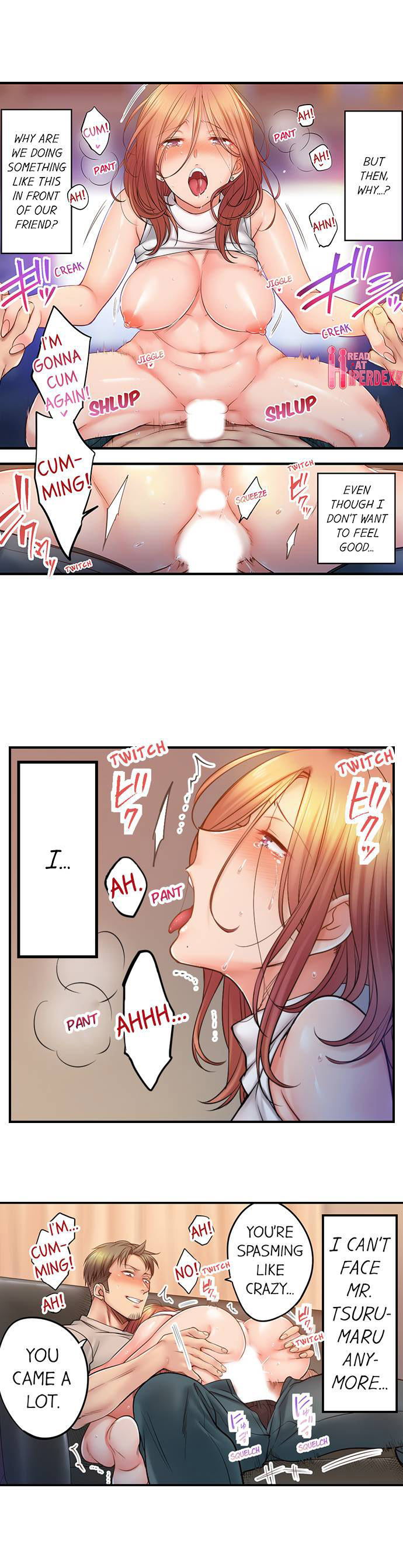 I Can’t Resist His Massage! Cheating in Front of My Husband’s Eyes - Chapter 93 [photo 4] - MangaPorn