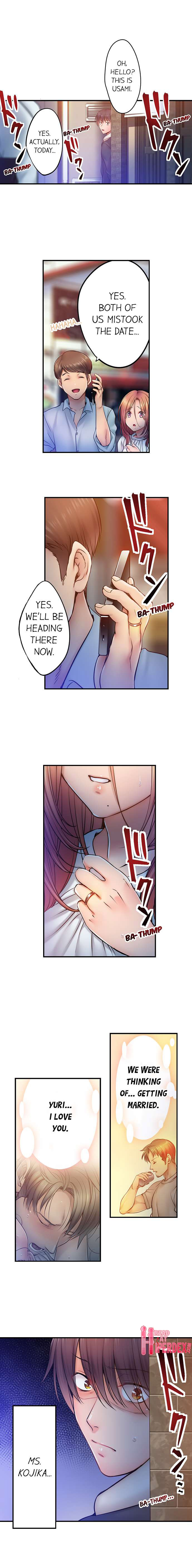 I Can’t Resist His Massage! Cheating in Front of My Husband’s Eyes - Chapter 95 [photo 2] - MangaPorn