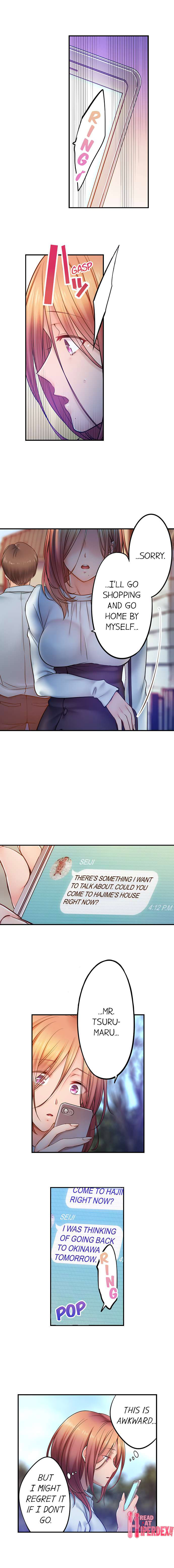 I Can’t Resist His Massage! Cheating in Front of My Husband’s Eyes - Chapter 95 [photo 6] - MangaPorn