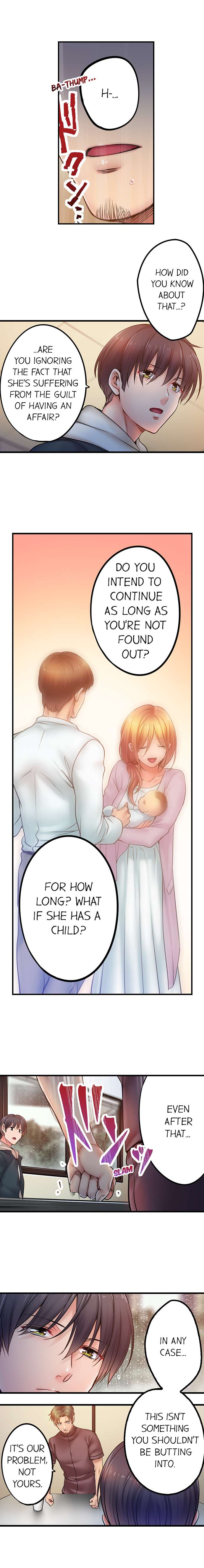 I Can’t Resist His Massage! Cheating in Front of My Husband’s Eyes - Chapter 97 [photo 7] - MangaPorn