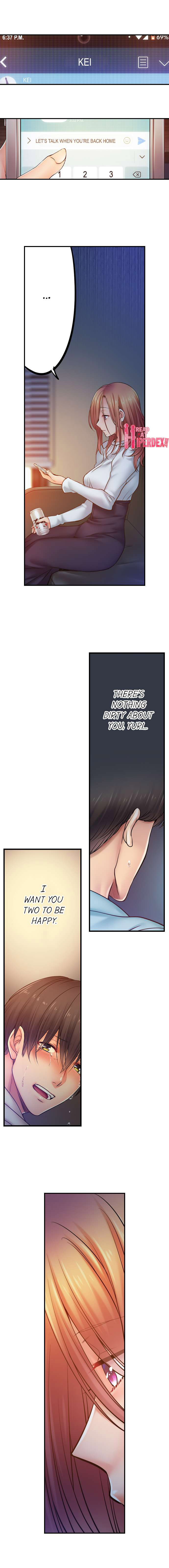 I Can’t Resist His Massage! Cheating in Front of My Husband’s Eyes - Chapter 98 [photo 2] - MangaPorn