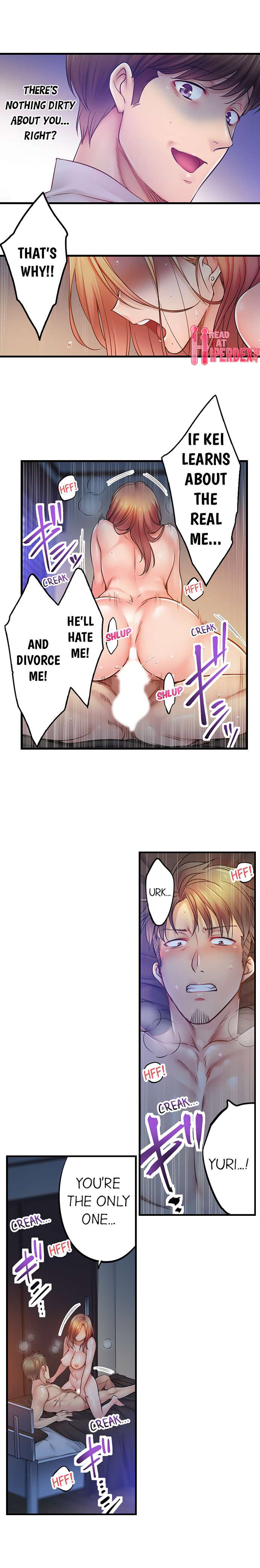 I Can’t Resist His Massage! Cheating in Front of My Husband’s Eyes - Chapter 99 [photo 7] - MangaPorn