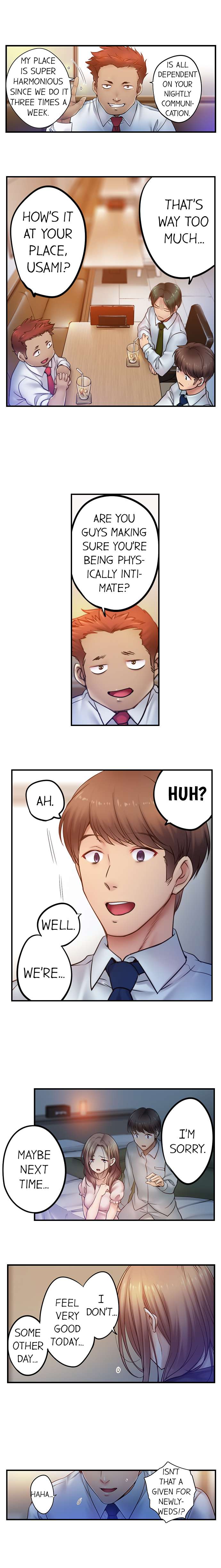 I Can’t Resist His Massage! Cheating in Front of My Husband’s Eyes - Chapter 100 [photo 9] - MangaPorn