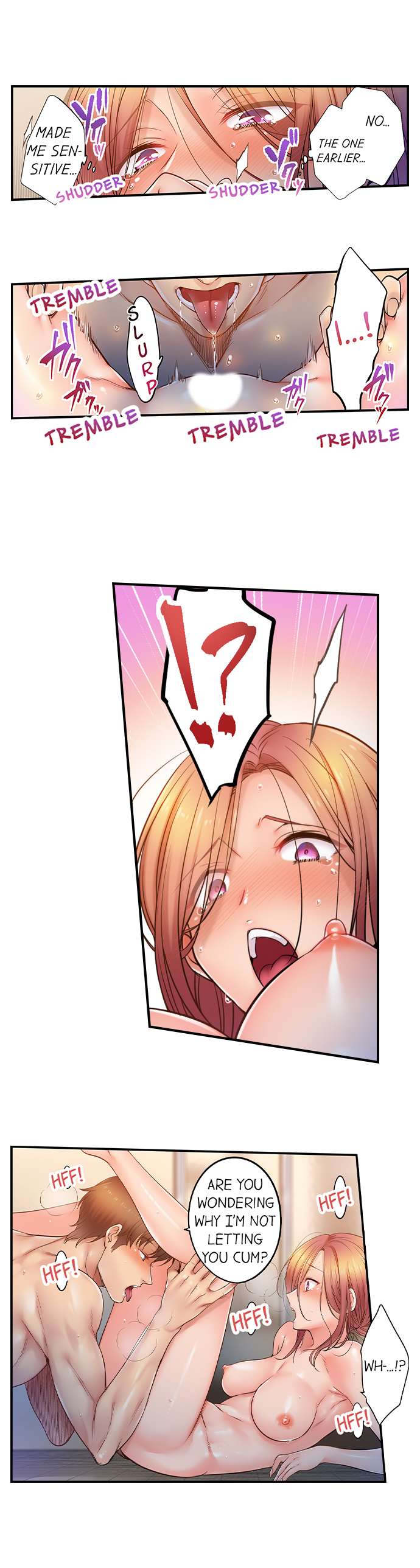 I Can’t Resist His Massage! Cheating in Front of My Husband’s Eyes - Chapter 102 [photo 7] - MangaPorn