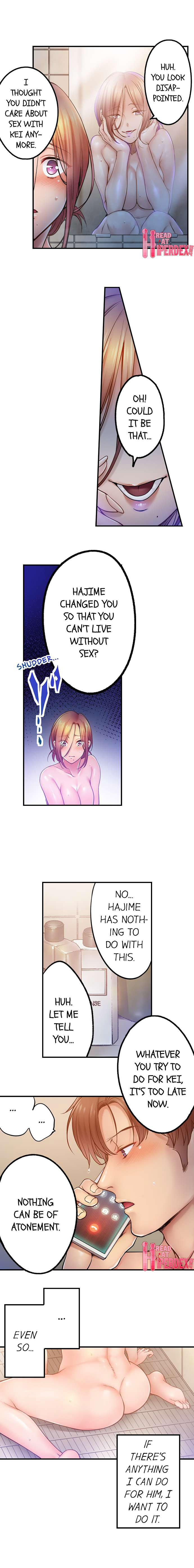 I Can’t Resist His Massage! Cheating in Front of My Husband’s Eyes - Chapter 103 [photo 6] - MangaPorn