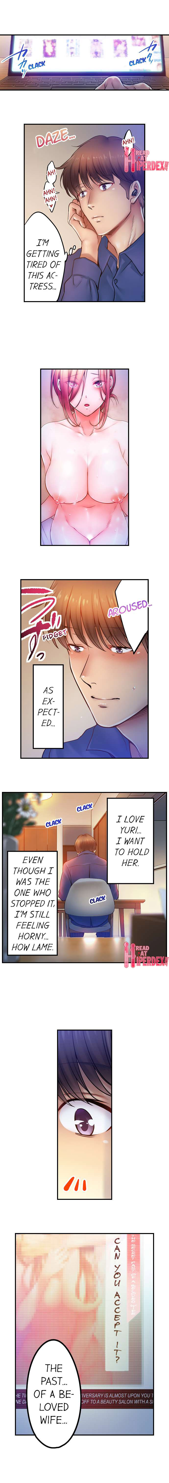 I Can’t Resist His Massage! Cheating in Front of My Husband’s Eyes - Chapter 103 [photo 8] - MangaPorn