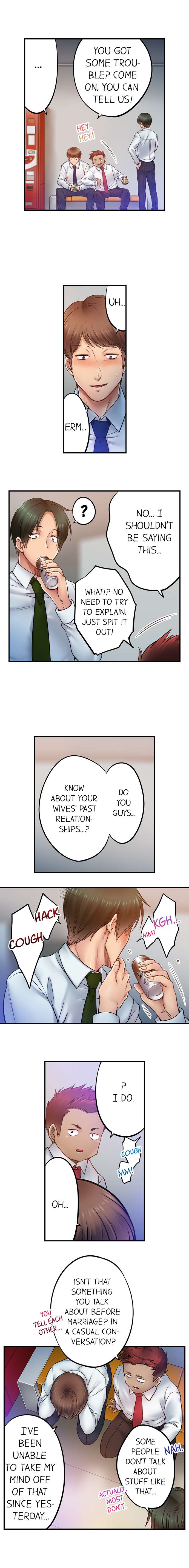 I Can’t Resist His Massage! Cheating in Front of My Husband’s Eyes - Chapter 104 [photo 3] - MangaPorn