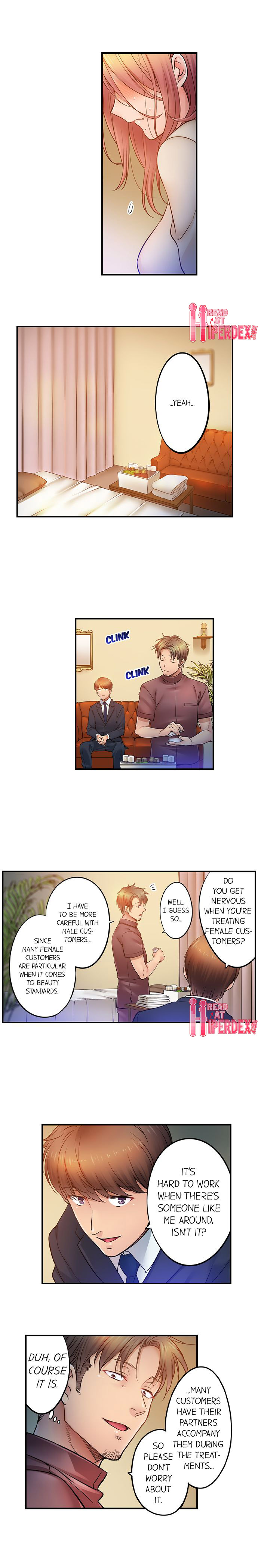 I Can’t Resist His Massage! Cheating in Front of My Husband’s Eyes - Chapter 109 [photo 9] - MangaPorn