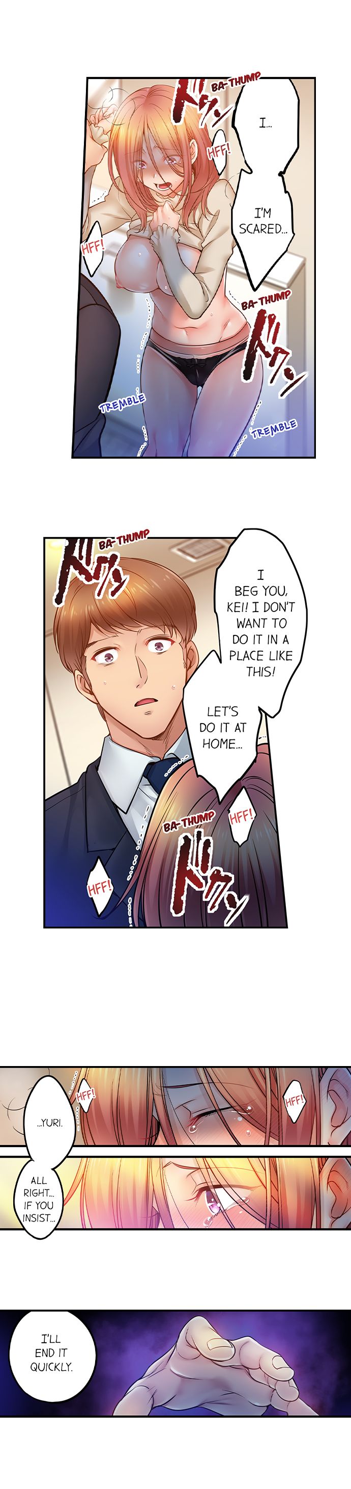 I Can’t Resist His Massage! Cheating in Front of My Husband’s Eyes - Chapter 111 [photo 5] - MangaPorn