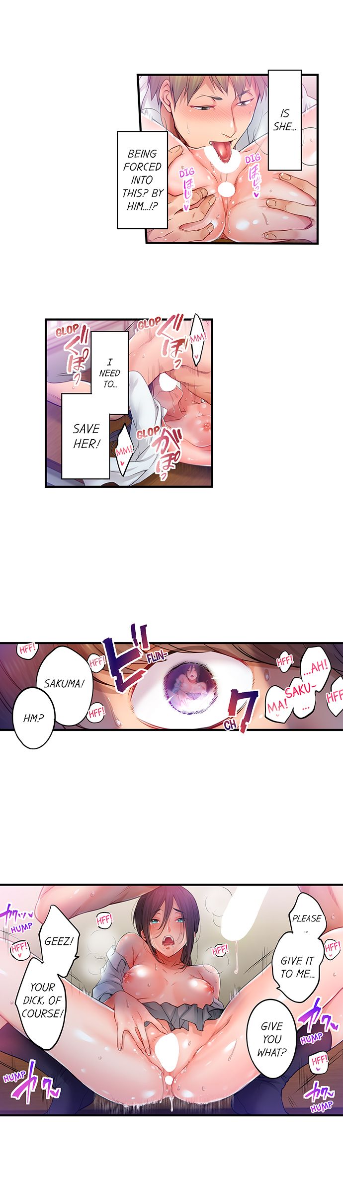 I Can’t Resist His Massage! Cheating in Front of My Husband’s Eyes - Chapter 119 [photo 9] - MangaPorn