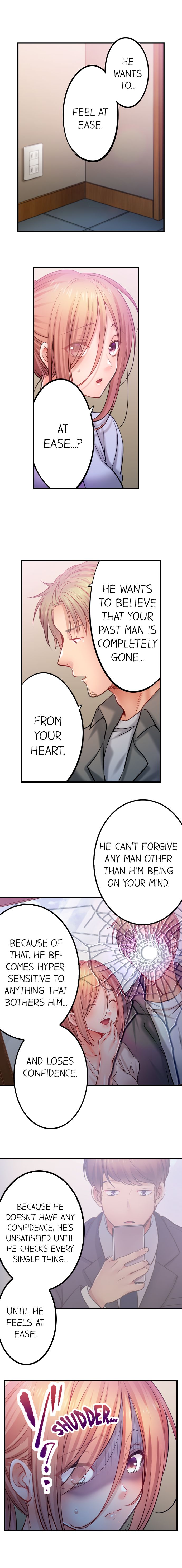 I Can’t Resist His Massage! Cheating in Front of My Husband’s Eyes - Chapter 124 [photo 5] - MangaPorn