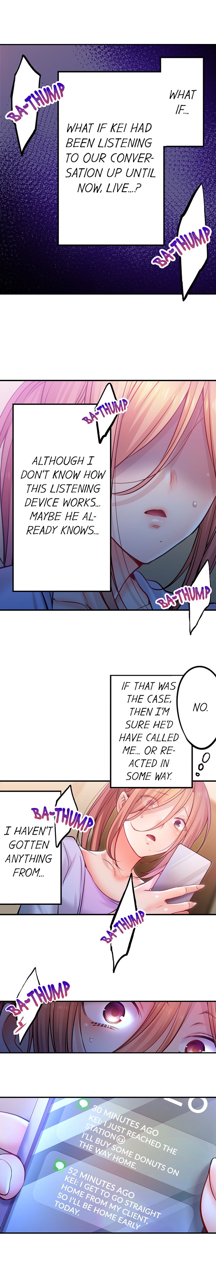 I Can’t Resist His Massage! Cheating in Front of My Husband’s Eyes - Chapter 124 [photo 7] - MangaPorn