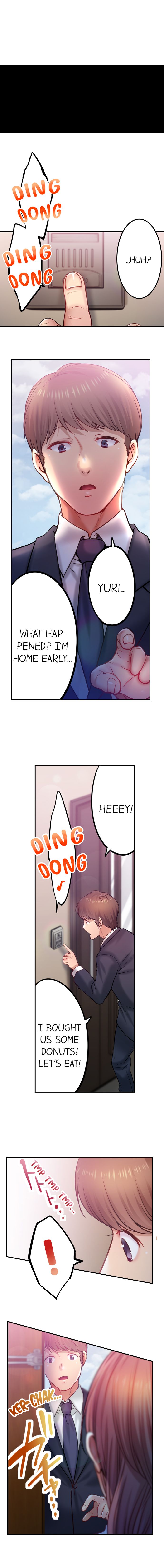 I Can’t Resist His Massage! Cheating in Front of My Husband’s Eyes - Chapter 124 [photo 9] - MangaPorn