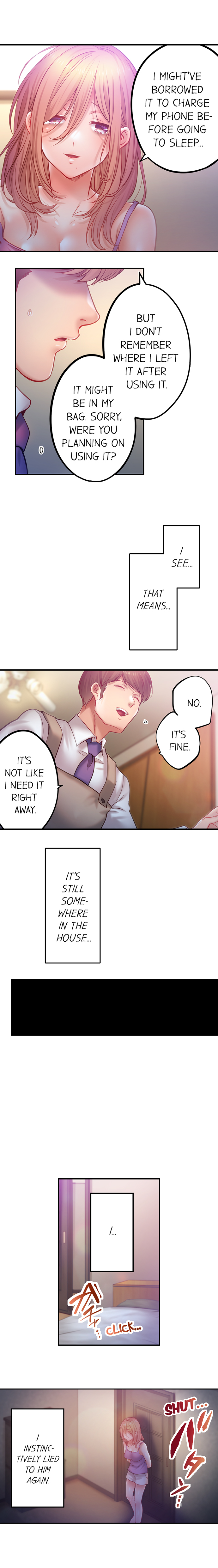 I Can’t Resist His Massage! Cheating in Front of My Husband’s Eyes - Chapter 136 [photo 9] - MangaPorn