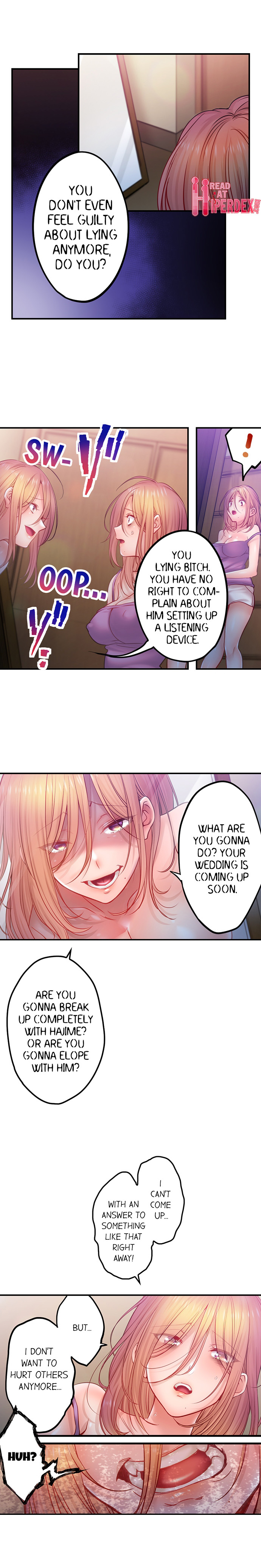 I Can’t Resist His Massage! Cheating in Front of My Husband’s Eyes - Chapter 137 [photo 2] - MangaPorn