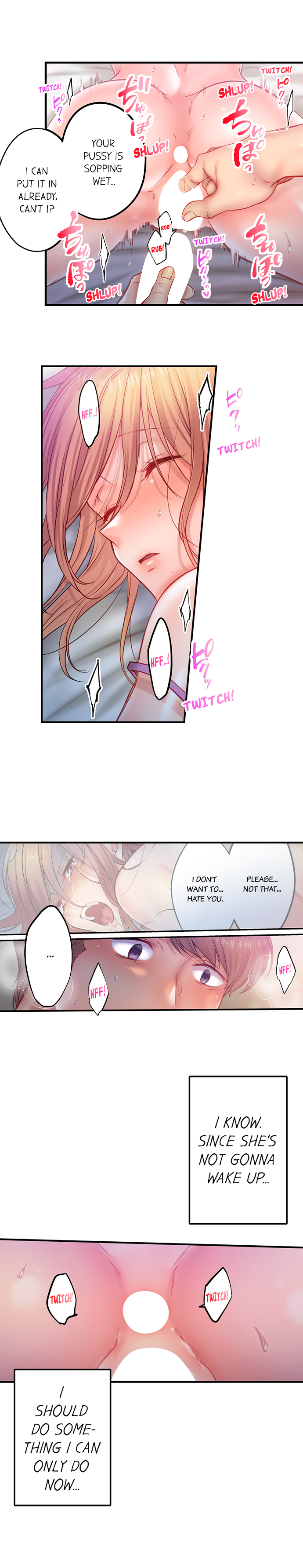 I Can’t Resist His Massage! Cheating in Front of My Husband’s Eyes - Chapter 138 [photo 3] - MangaPorn