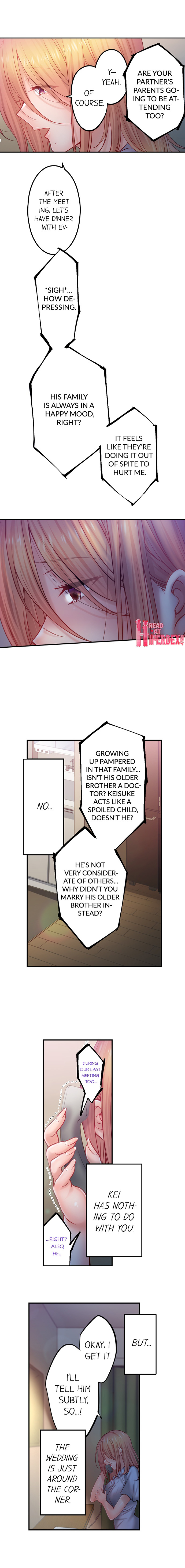 I Can’t Resist His Massage! Cheating in Front of My Husband’s Eyes - Chapter 141 [photo 8] - MangaPorn