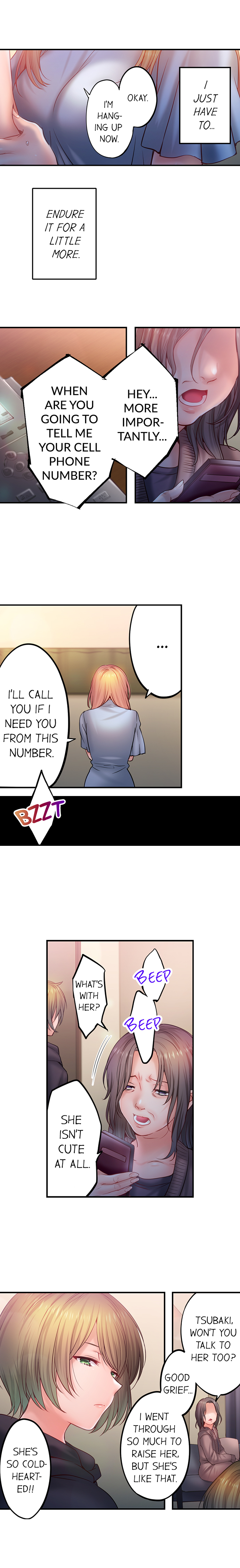 I Can’t Resist His Massage! Cheating in Front of My Husband’s Eyes - Chapter 141 [photo 9] - MangaPorn