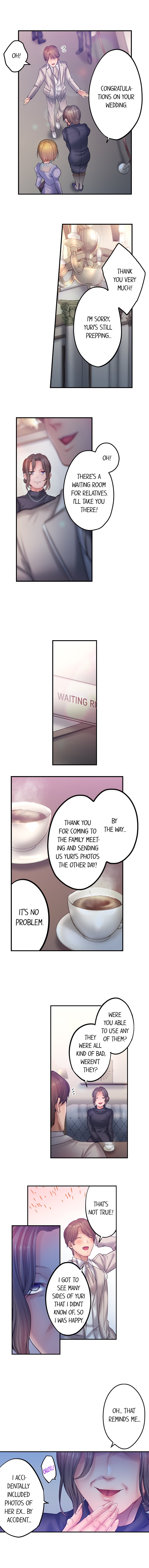 I Can’t Resist His Massage! Cheating in Front of My Husband’s Eyes - Chapter 144 [photo 5] - MangaPorn