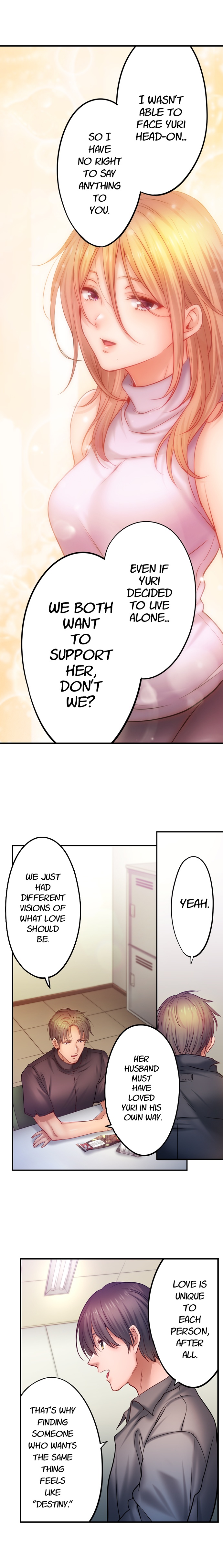 I Can’t Resist His Massage! Cheating in Front of My Husband’s Eyes - Chapter 147 [photo 13] - MangaPorn