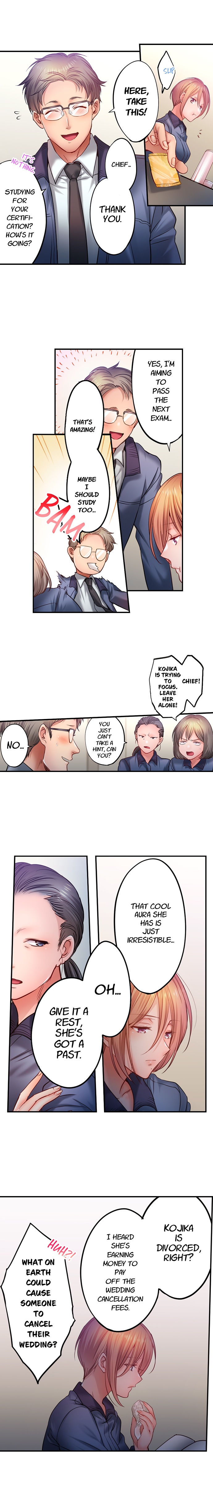 I Can’t Resist His Massage! Cheating in Front of My Husband’s Eyes - Chapter 147 [photo 7] - MangaPorn