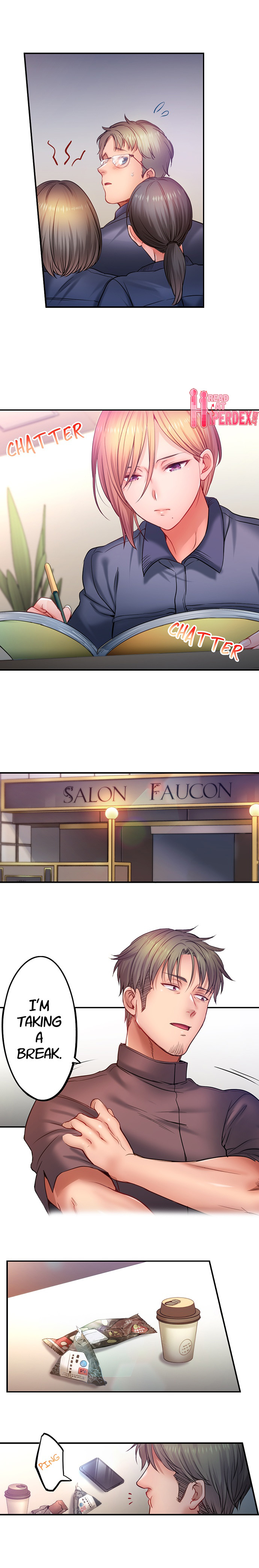 I Can’t Resist His Massage! Cheating in Front of My Husband’s Eyes - Chapter 147 [photo 8] - MangaPorn