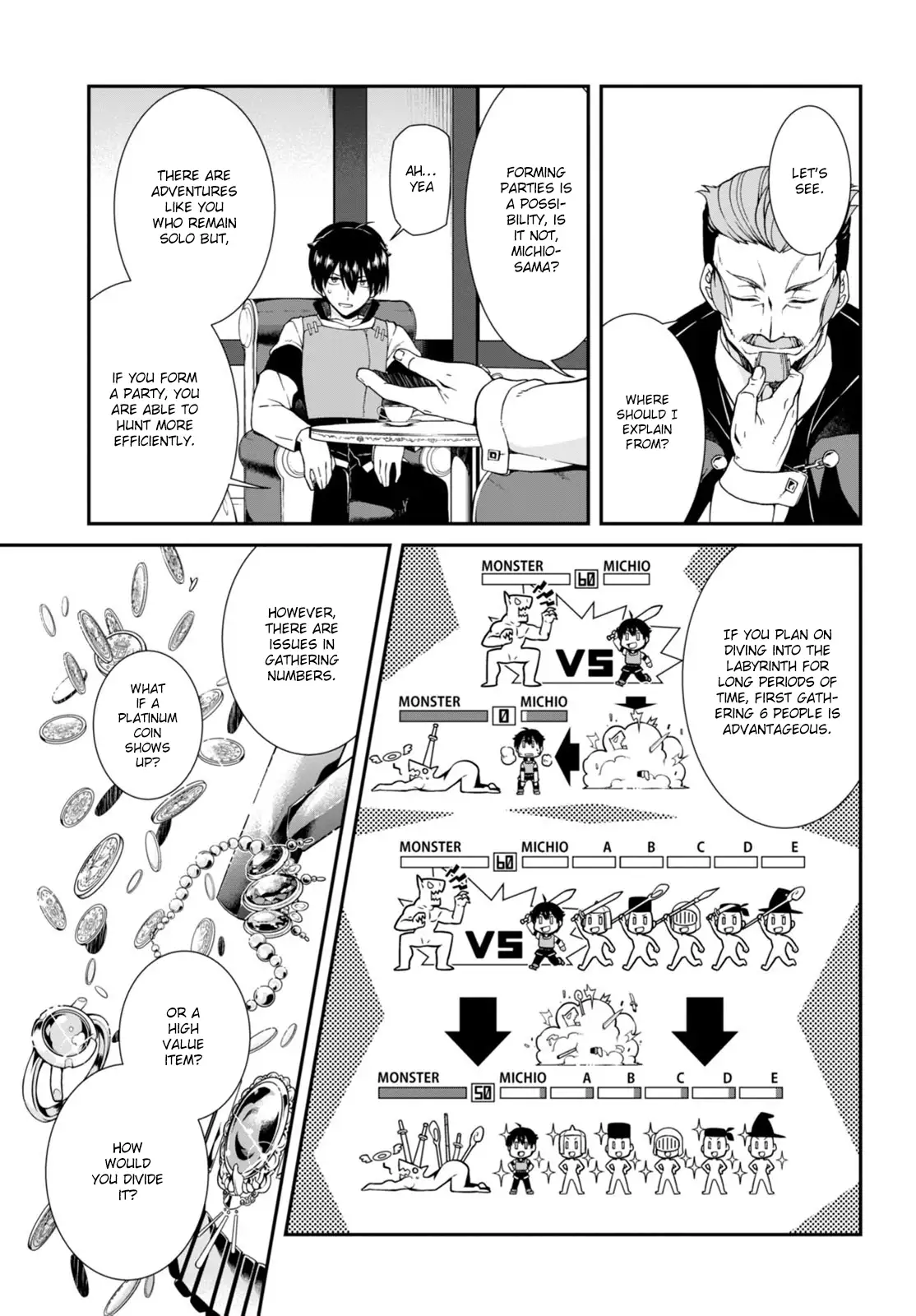 Isekai Meikyuu de Harem wo - Chapter 4 [photo 4] - MangaPorn