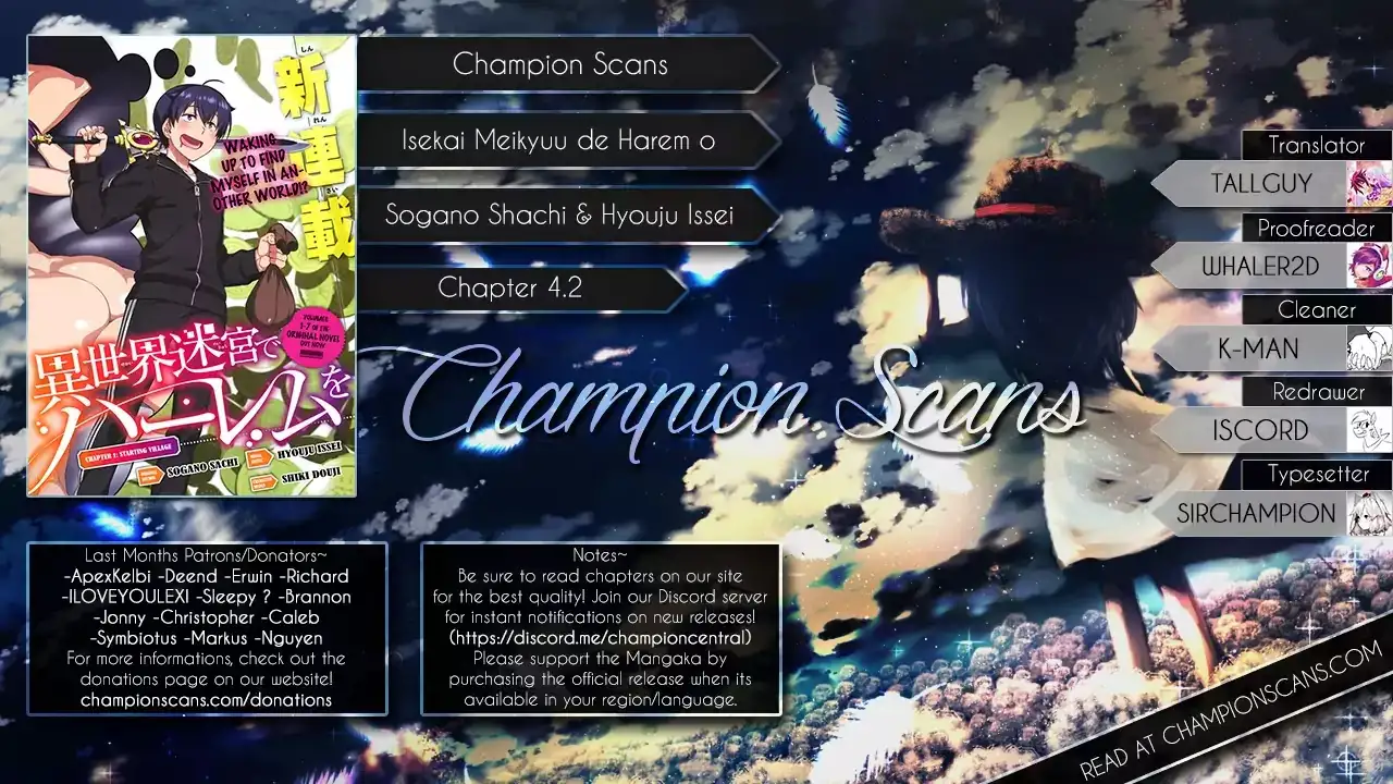 Isekai Meikyuu de Harem wo - Chapter 6 [photo 1] - MangaPorn